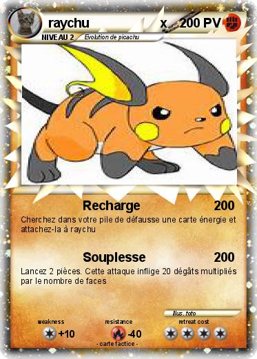 Pokemon raychu                    x