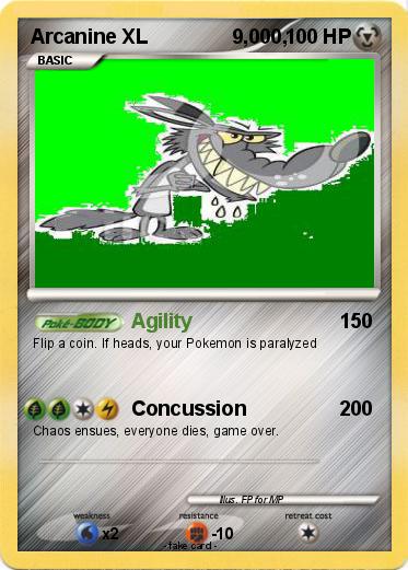 Pokemon Arcanine XL               9,000,