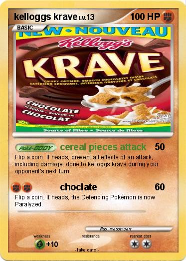 Pokemon kelloggs krave