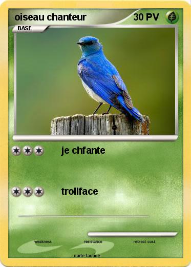 Pokemon oiseau chanteur