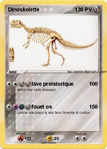 Pokemon Dinoskelette