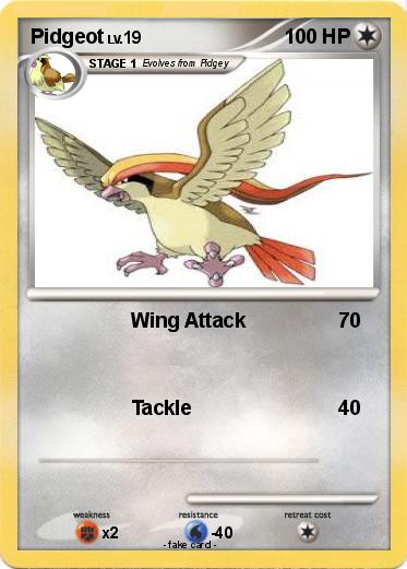Pokemon Pidgeot