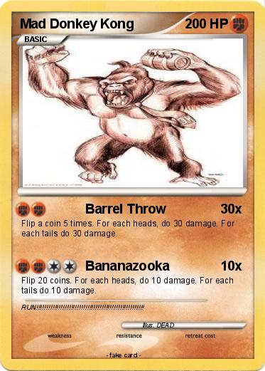 Pokemon Mad Donkey Kong