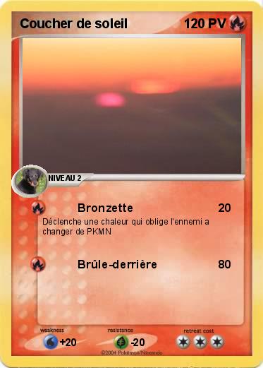 Pokemon Coucher de soleil