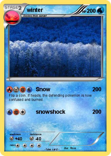 Pokemon winter