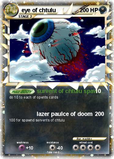 Pokemon eye of chtulu