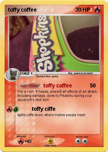 Pokemon toffy coffee