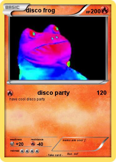 Pokemon disco frog