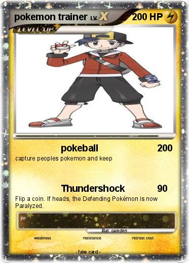 Pokemon pokemon trainer