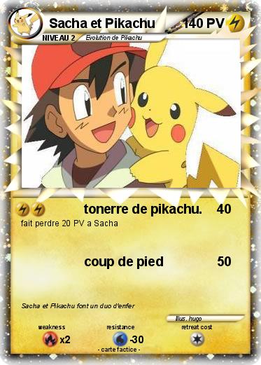 Pokemon Sacha et Pikachu