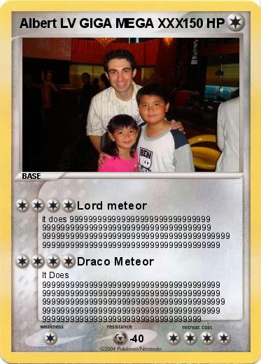 Pokemon Albert LV GIGA MEGA XXX