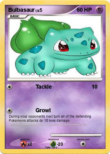 Pokemon Bulbasaur