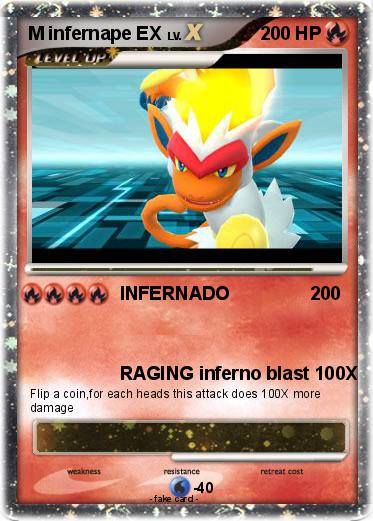 Pokemon M infernape EX