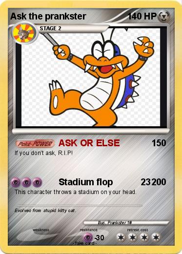 Pokemon Ask the prankster