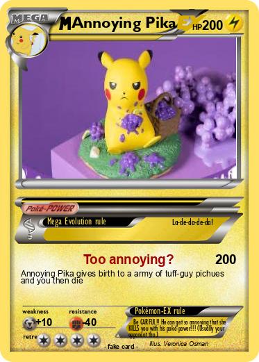 Pokemon Annoying Pika