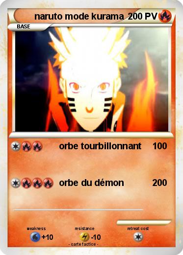 Pokemon naruto mode kurama