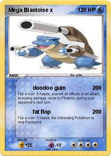 Pokemon Mega Blastoise x