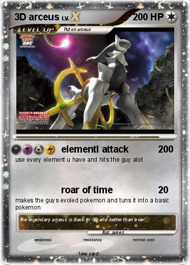 Pokemon 3D arceus