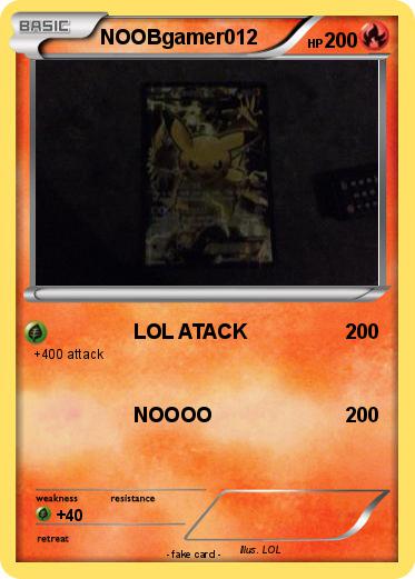 Pokemon NOOBgamer012