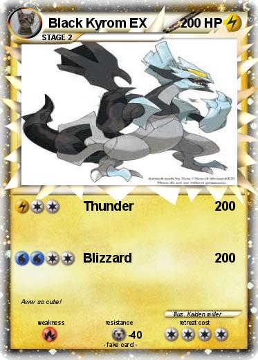 Pokemon Black Kyrom EX
