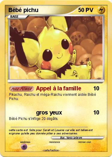 Pokemon Bébé pichu