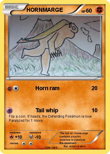Pokemon HORNMARGE