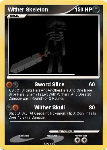 Pokemon Wither Skeleton