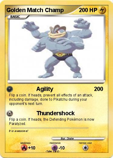 Pokemon Golden Match Champ