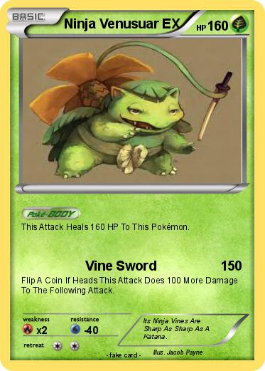 Pokemon Ninja Venusuar EX
