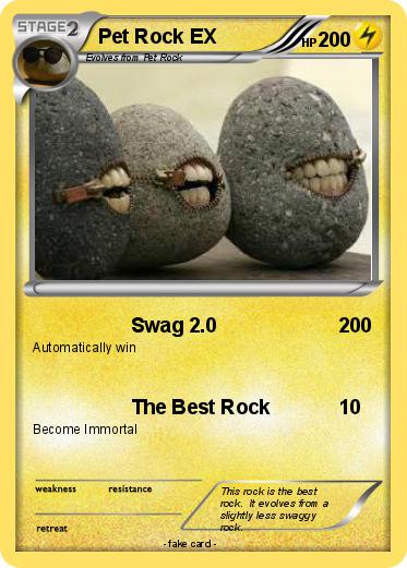 Pokemon Pet Rock EX