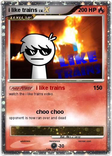 Pokemon i like trains