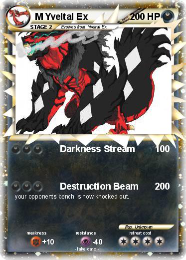 Pokemon M Yveltal Ex