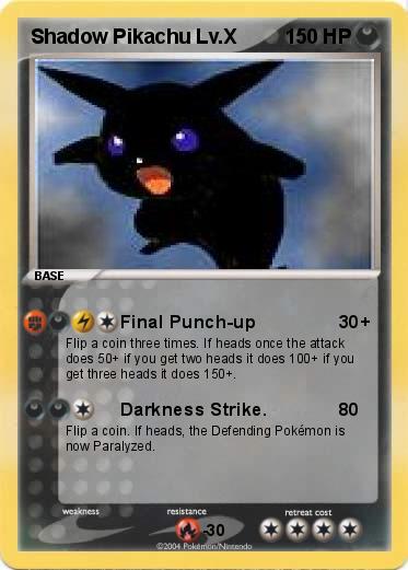 Pokemon Shadow Pikachu Lv.X