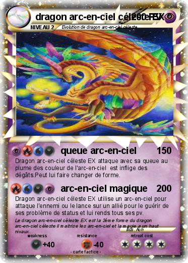 Pokemon dragon arc-en-ciel céleste EX