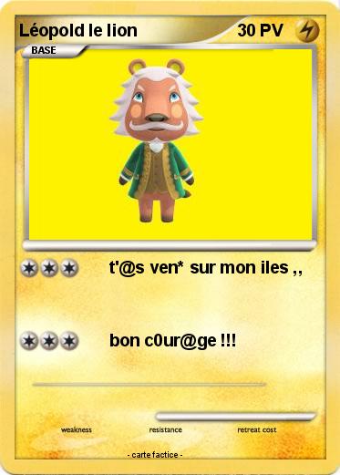 Pokemon Léopold le lion