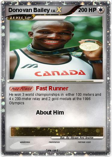 Pokemon Donovan Bailey