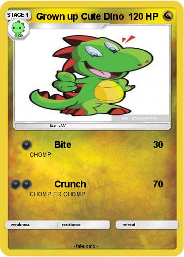 Pokemon Grown up Cute Dino