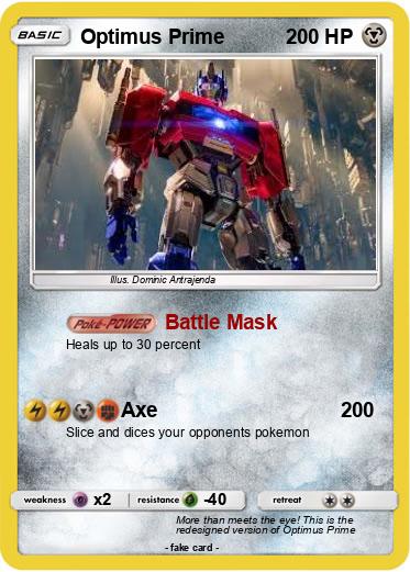 Pokemon Optimus Prime