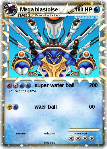 Pokemon Mega blastoise