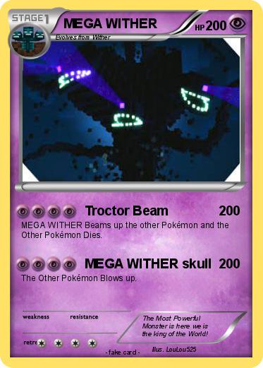 Pokemon MEGA WITHER