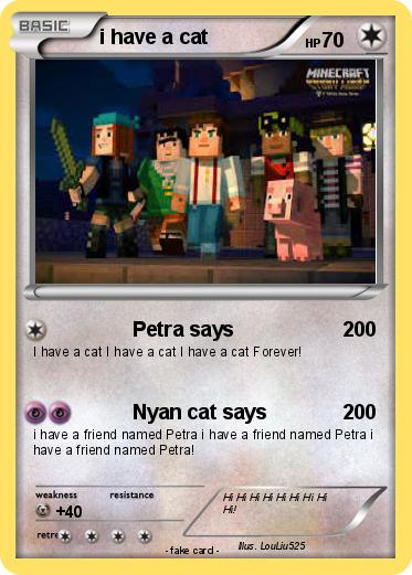 Pokemon i have a cat