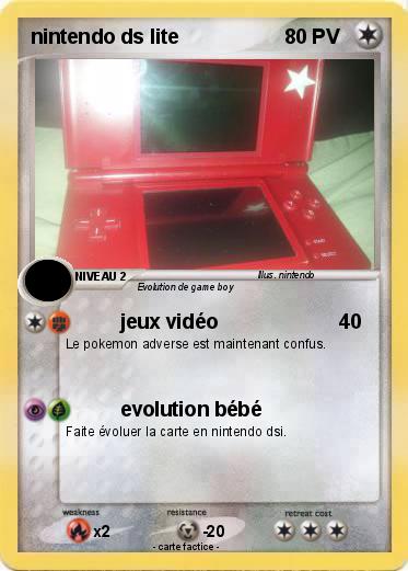Pokemon nintendo ds lite