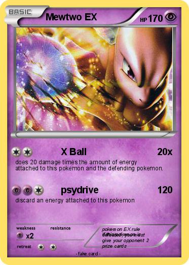 Pokemon Mewtwo EX