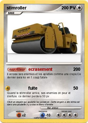 Pokemon stimroller