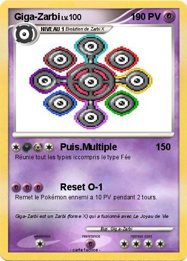 Pokemon Giga-Zarbi