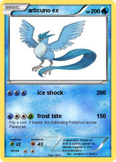 Pokemon articuno ex
