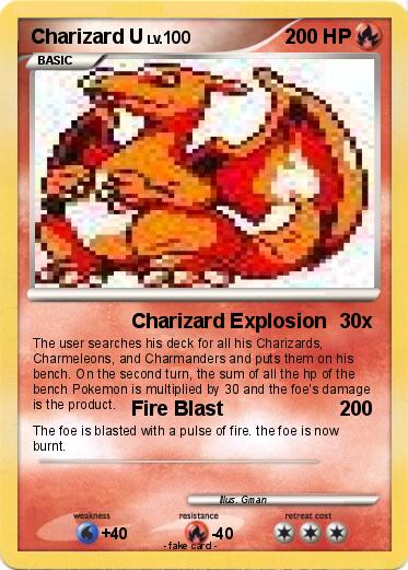 Pokemon Charizard U