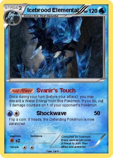 Pokemon Icebrood Elemental