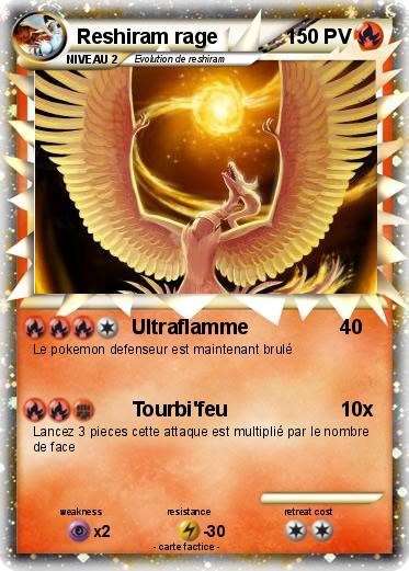 Pokemon Reshiram rage