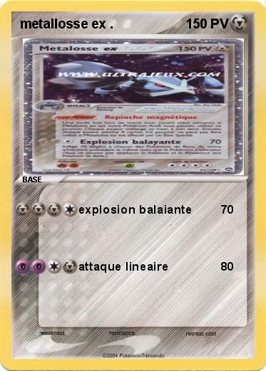 Pokemon metallosse ex .